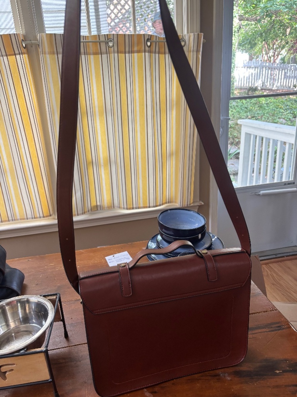 Vegan leather women’s crossbody bag